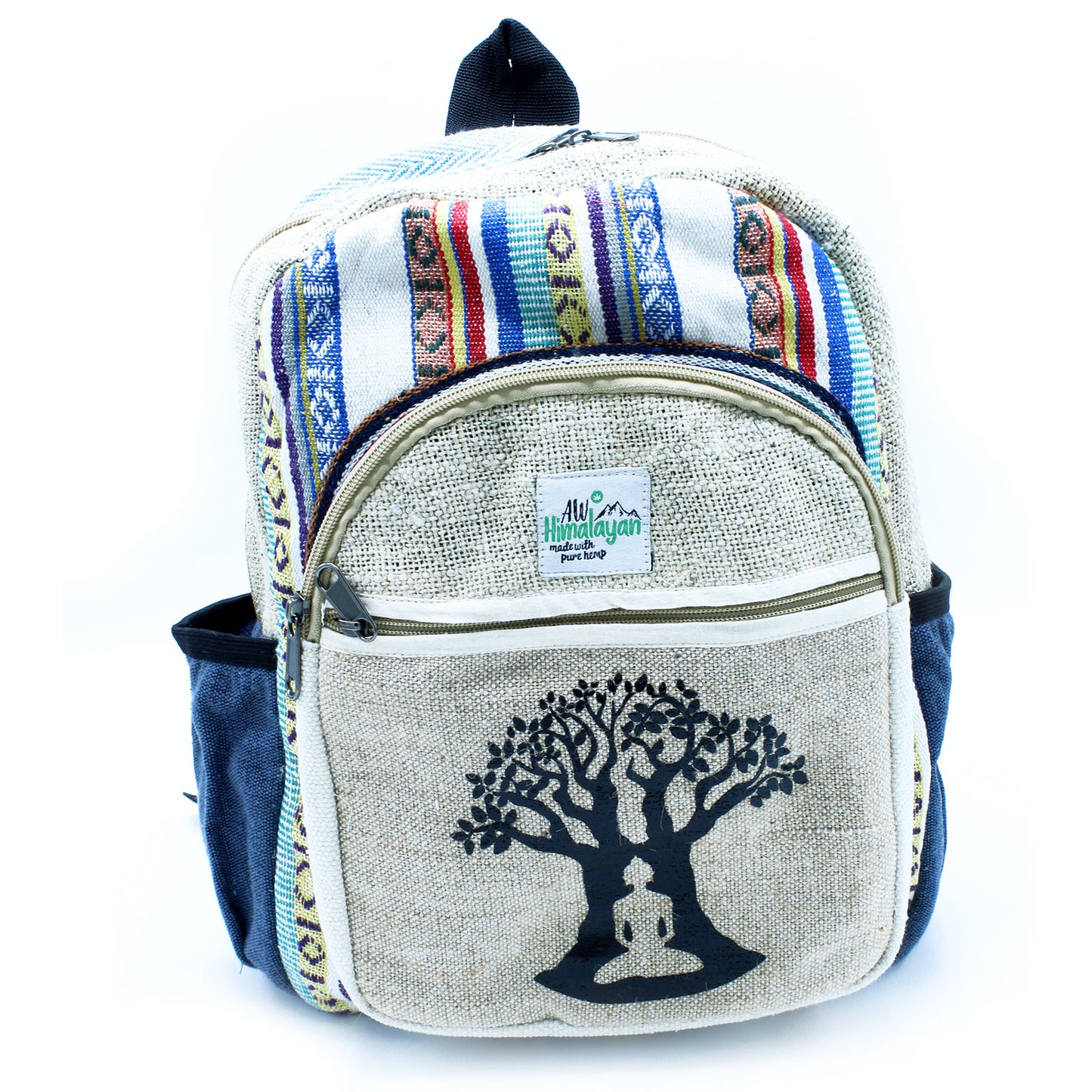 Small Hemp Backpack - Bohdi Tree Design