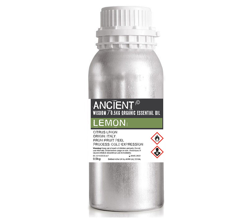 Lemon Organic Essential Oil 0.5kg