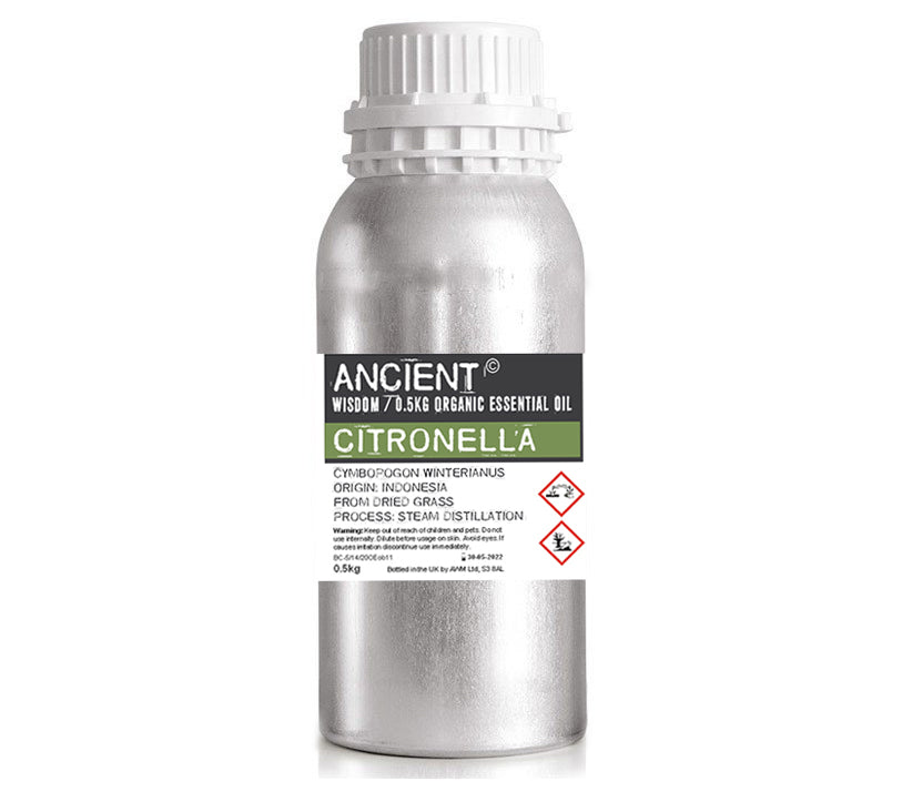 Citronella Organic Essential Oil 0.5kg