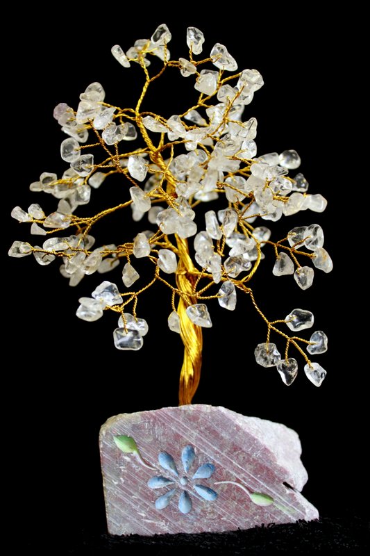 Clear Quartz Gemstone Tree- 320 Stone