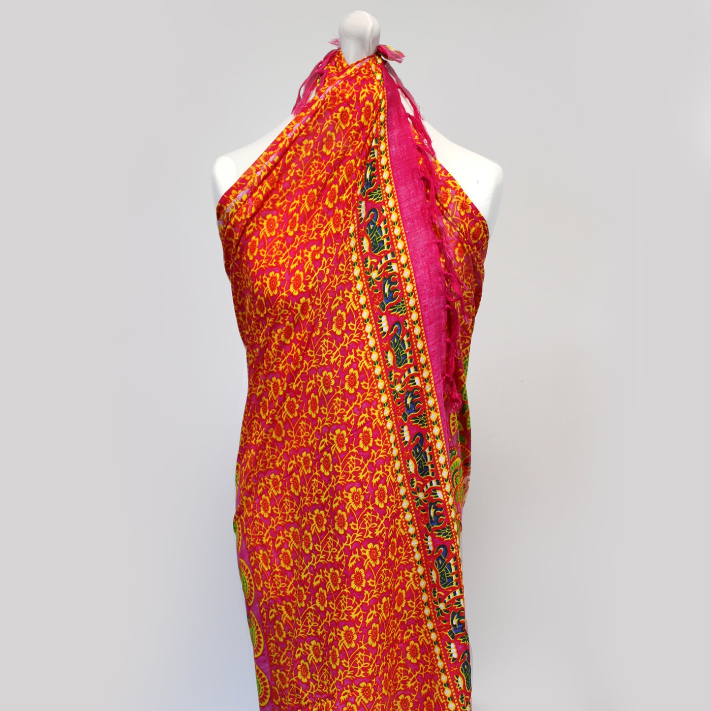 Ruby Lime Mandela Sarong