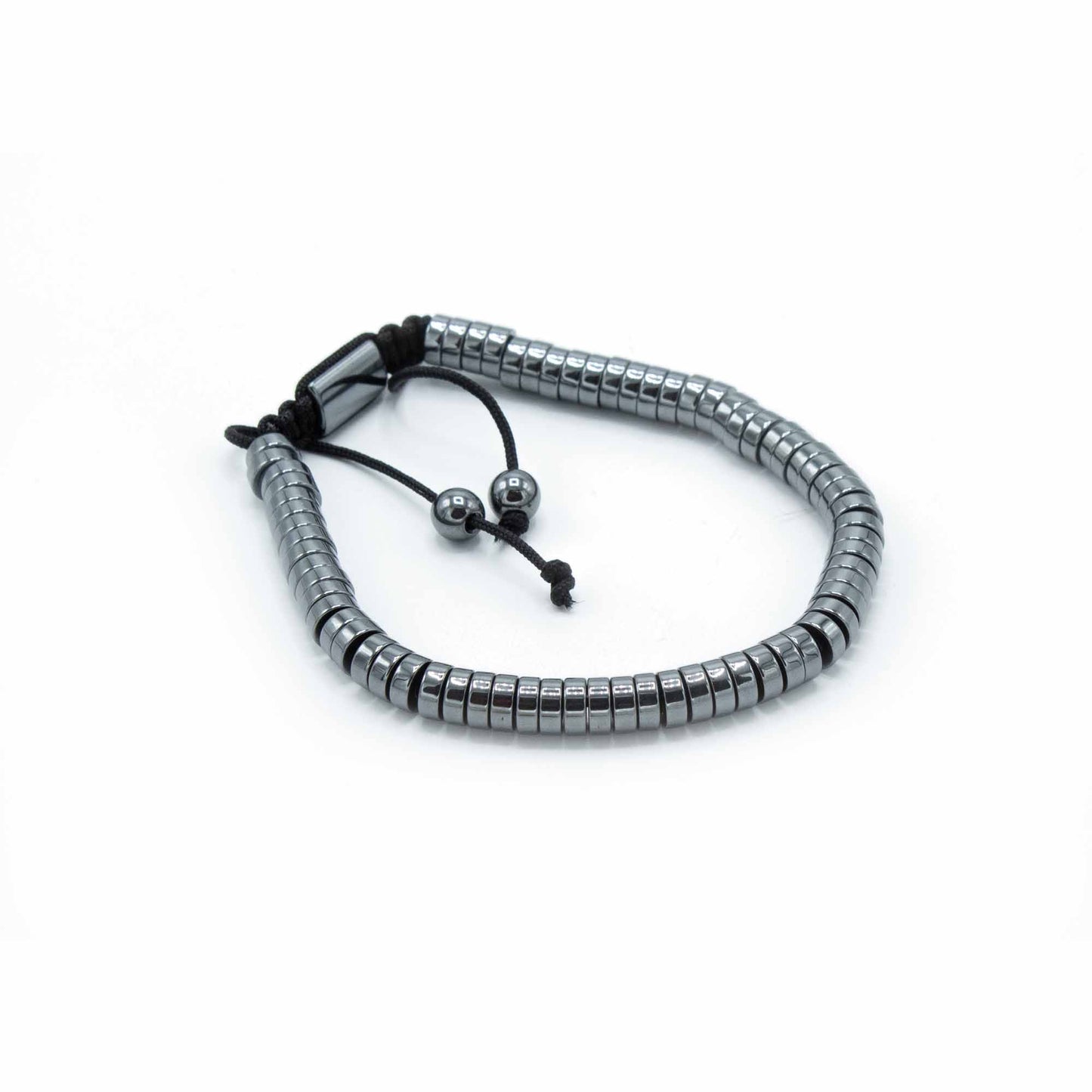 Magnetic Hematite Shamballa Bracelet - Circles