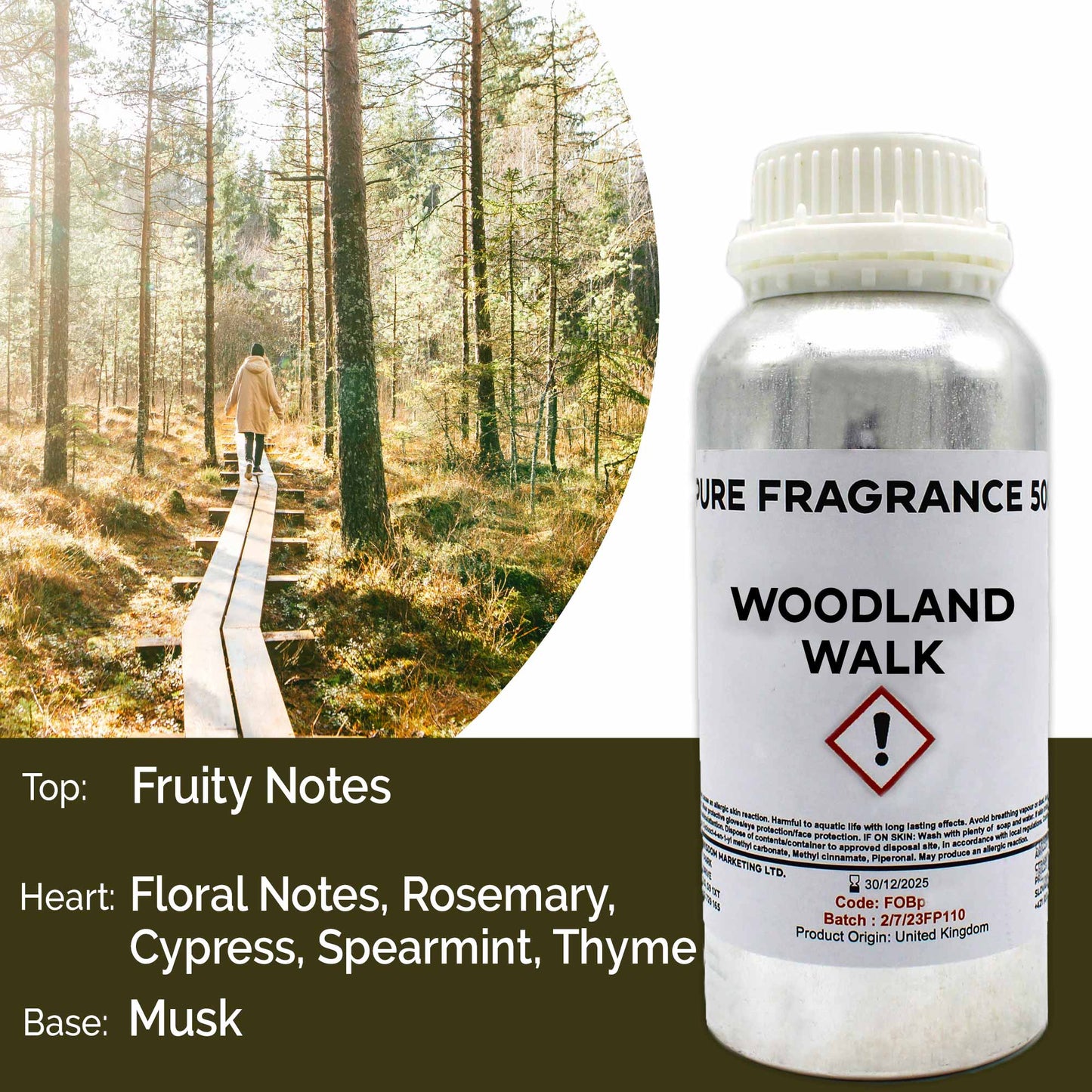 Woodland Walk Pure Fragrance Oil - 500ml