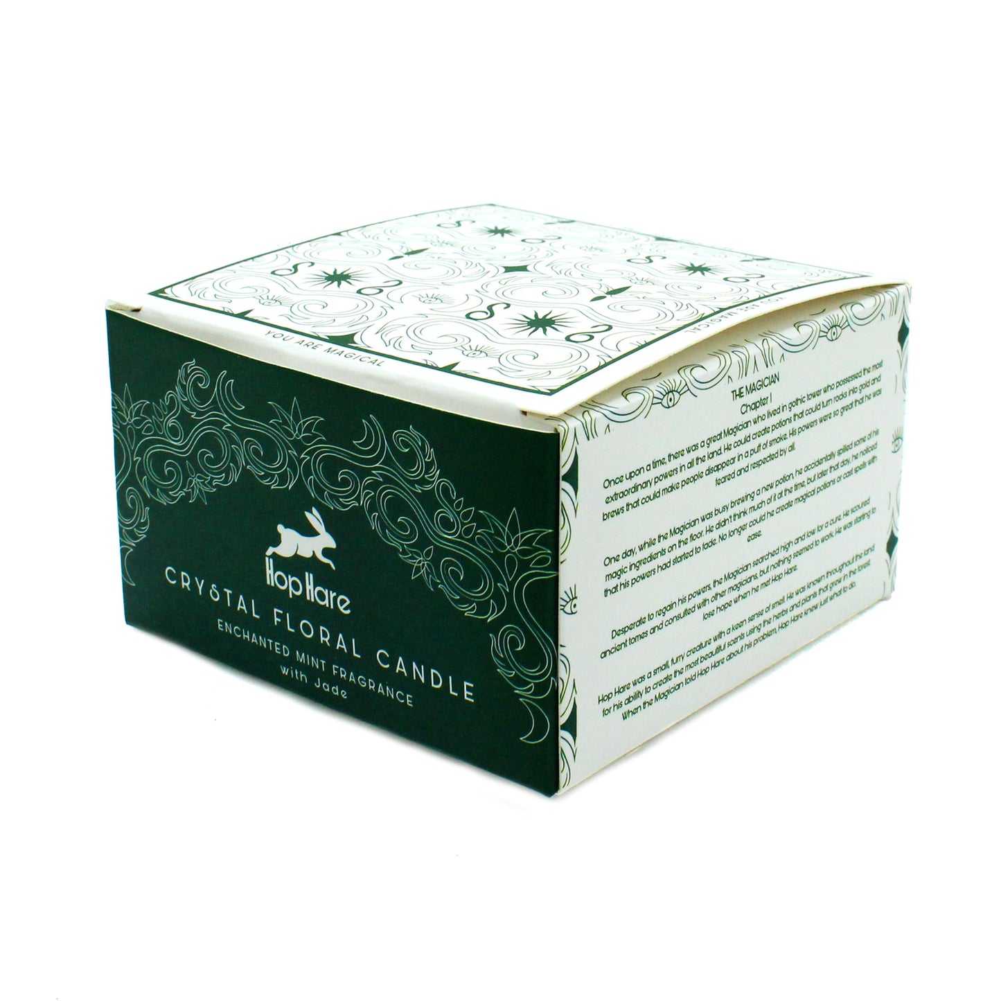 Hop Hare Crystal Magic Flower Candle - The Magician