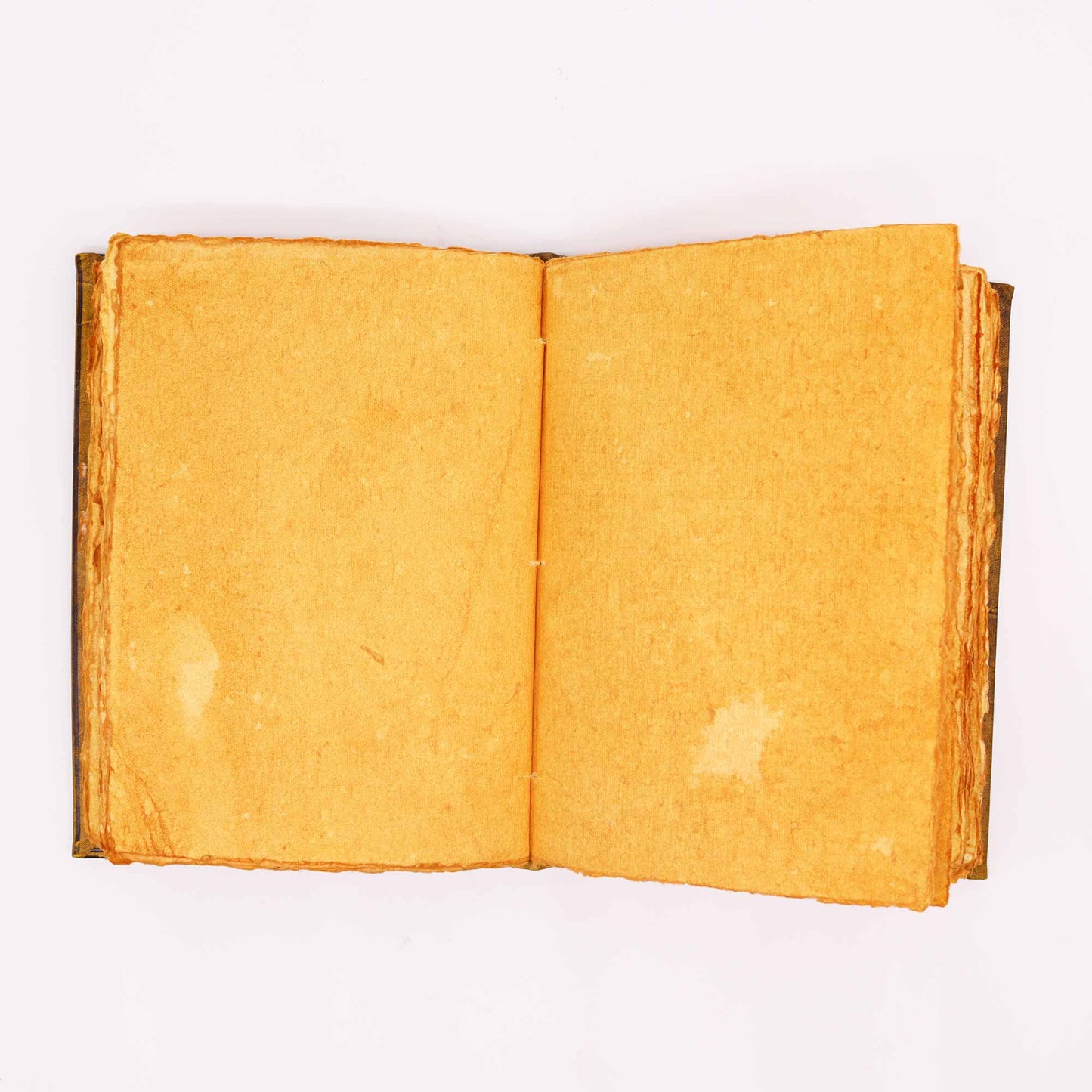 Heafty Coffee Tan Book - Zinc Owl Decor - 200 Deckle Edges Pages