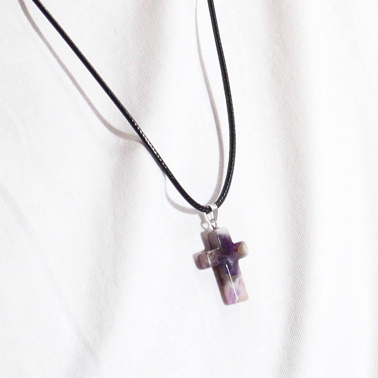 Gemstone Crosses Pendants (12 assorted) 25x18mm