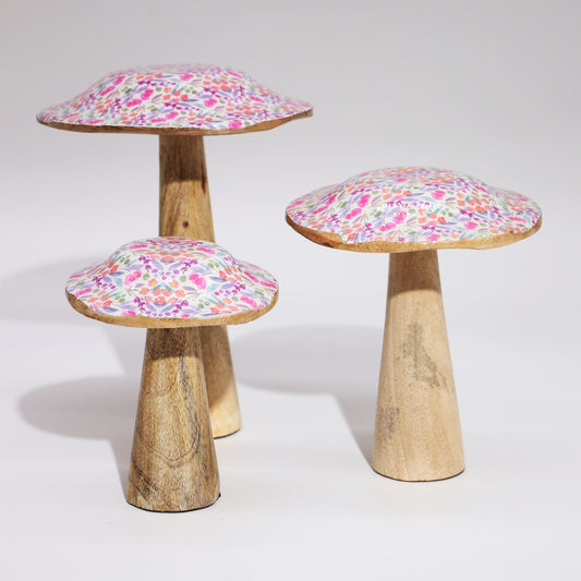 Medium Mushroom - 15cm - Pretty Floral