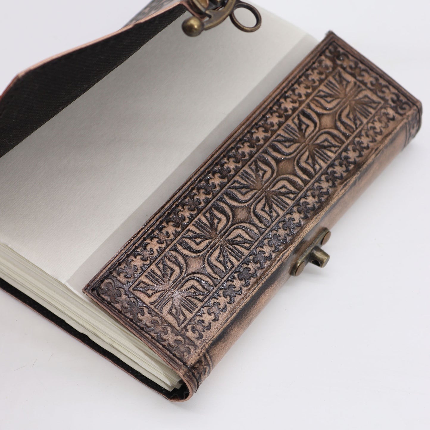 Lotus Mandala - Esoteric Notebook - Antique Grey - 200 pages Stich Edge