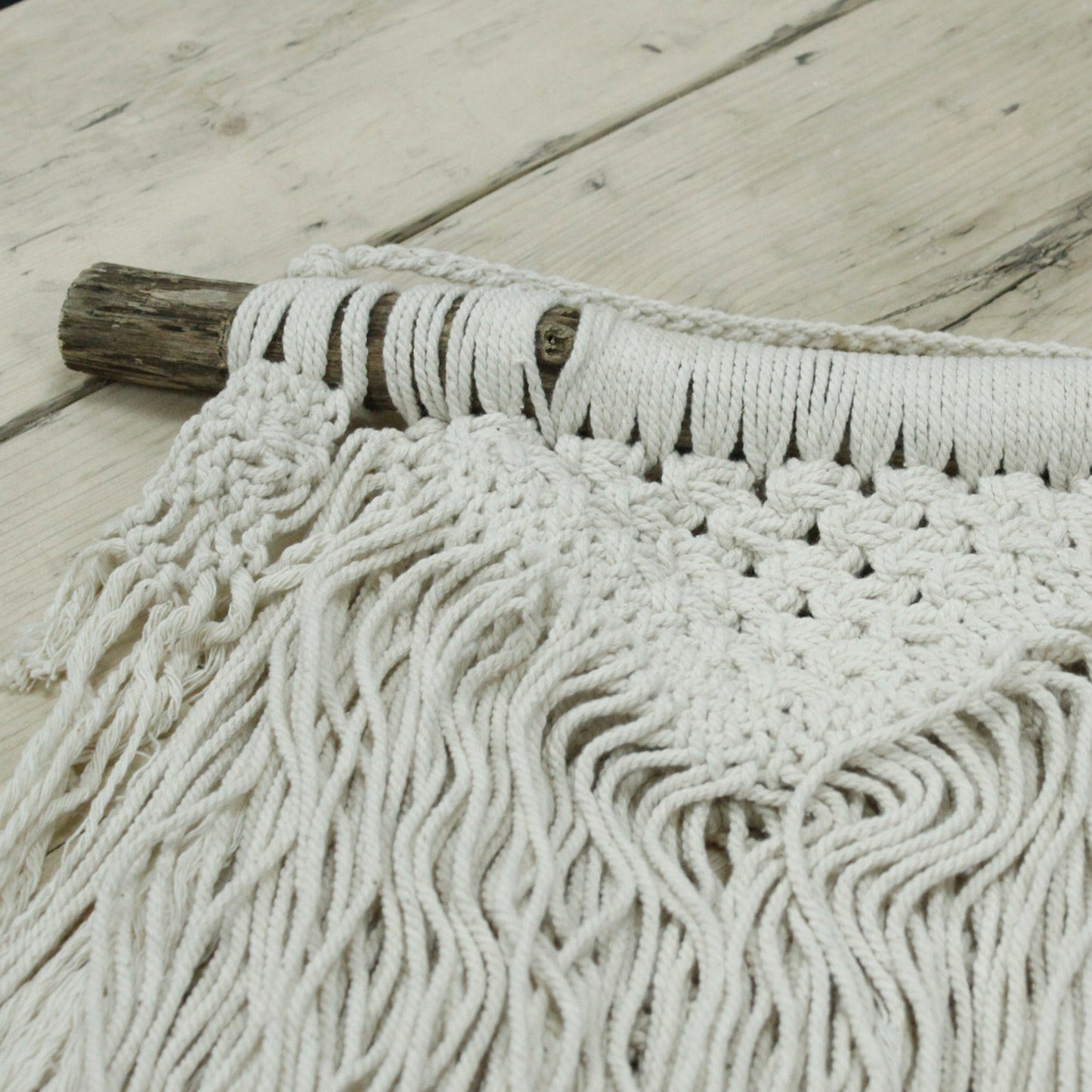 Hand-Made Macrame Wall Hanging - Natural Abundance