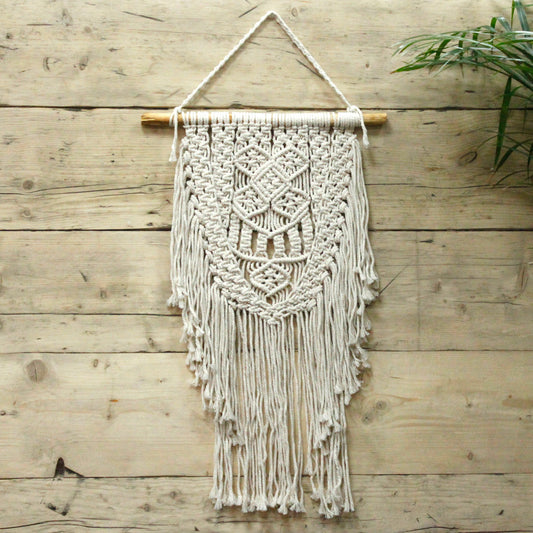 Hand-Made Macrame Wall Hanging - Over Abundance