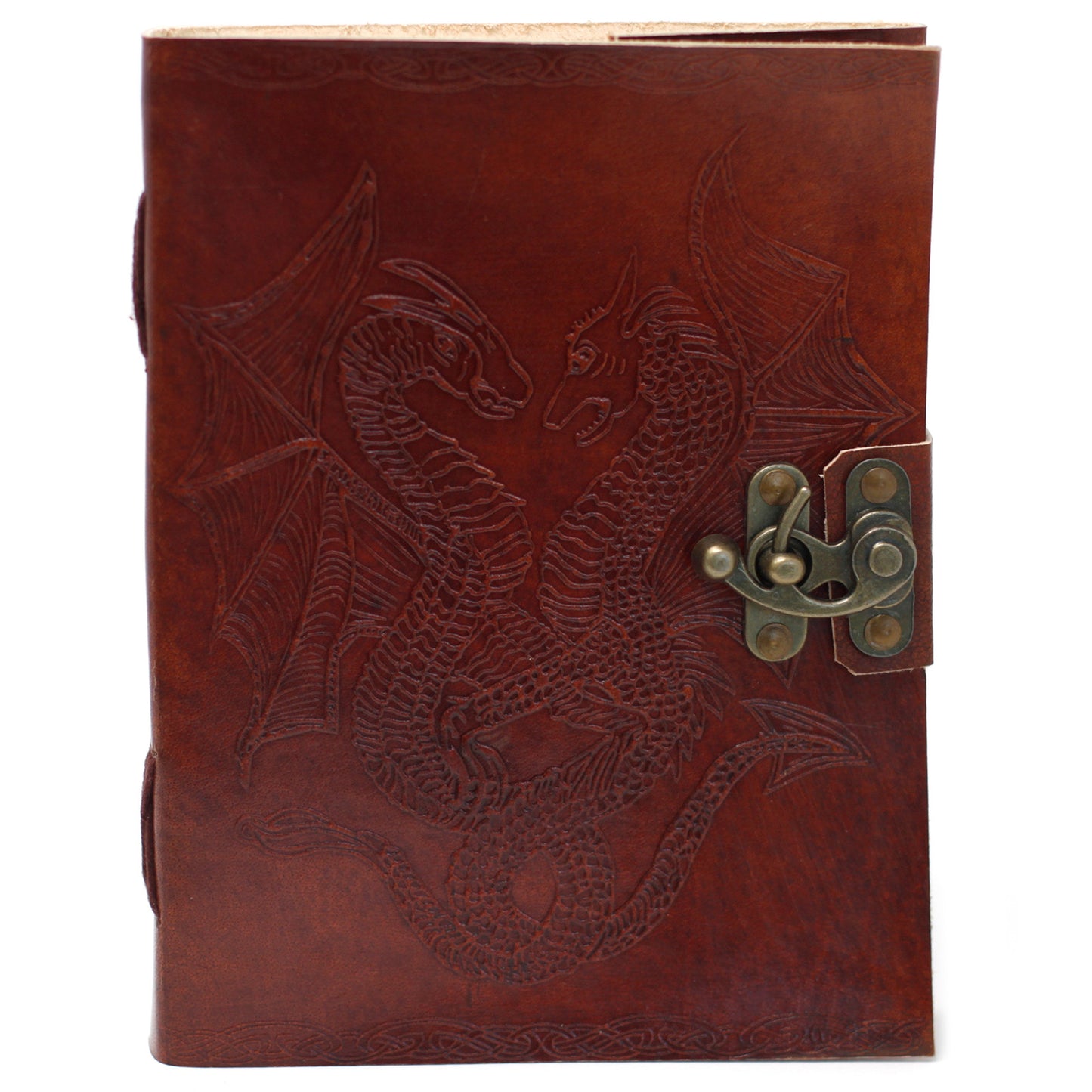 Leather Dragon Notebook (200 Pages)