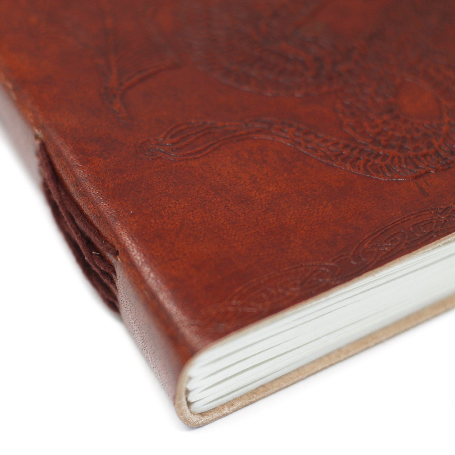 Leather Dragon Notebook (200 Pages)