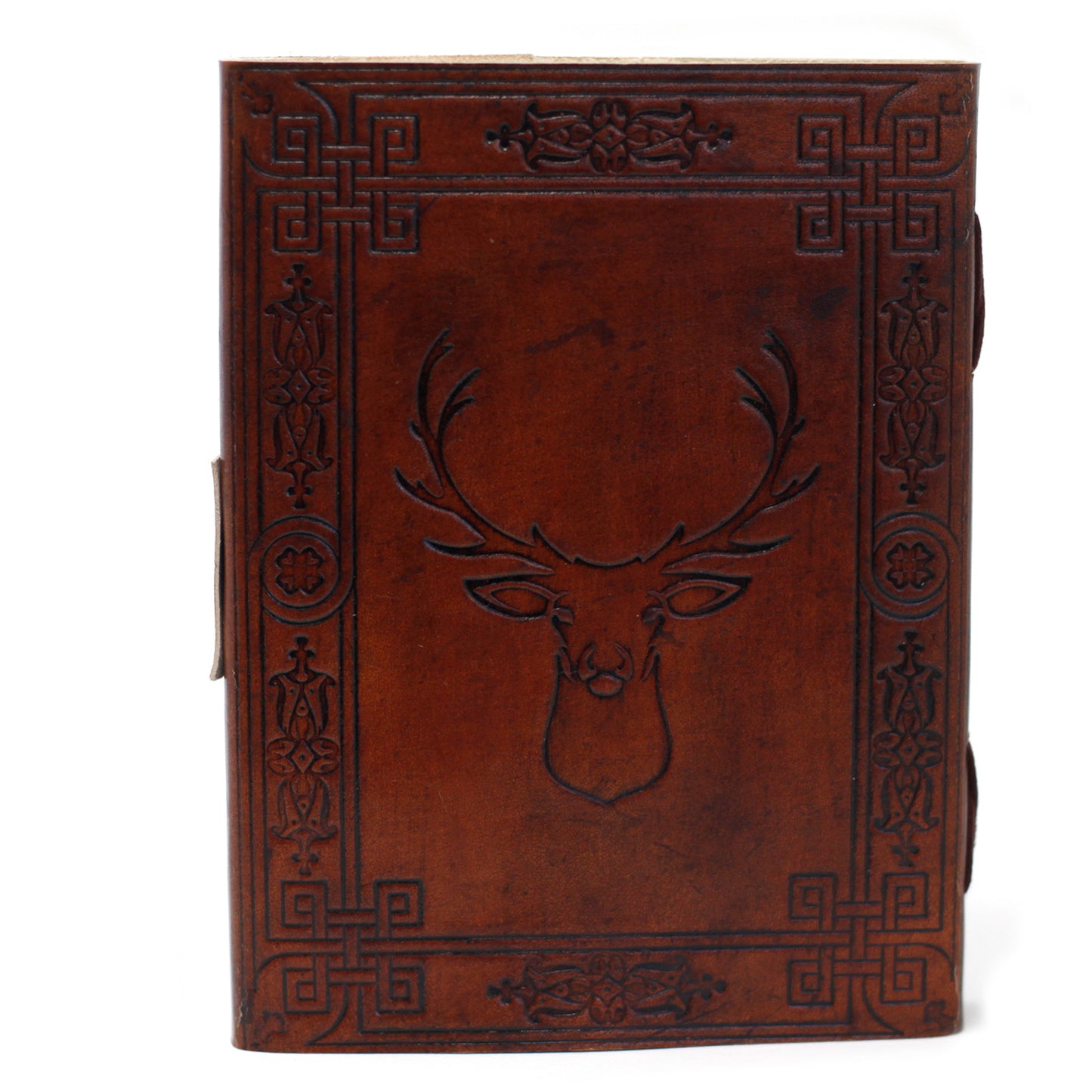 Leather Stag Notebook (200 Pages)