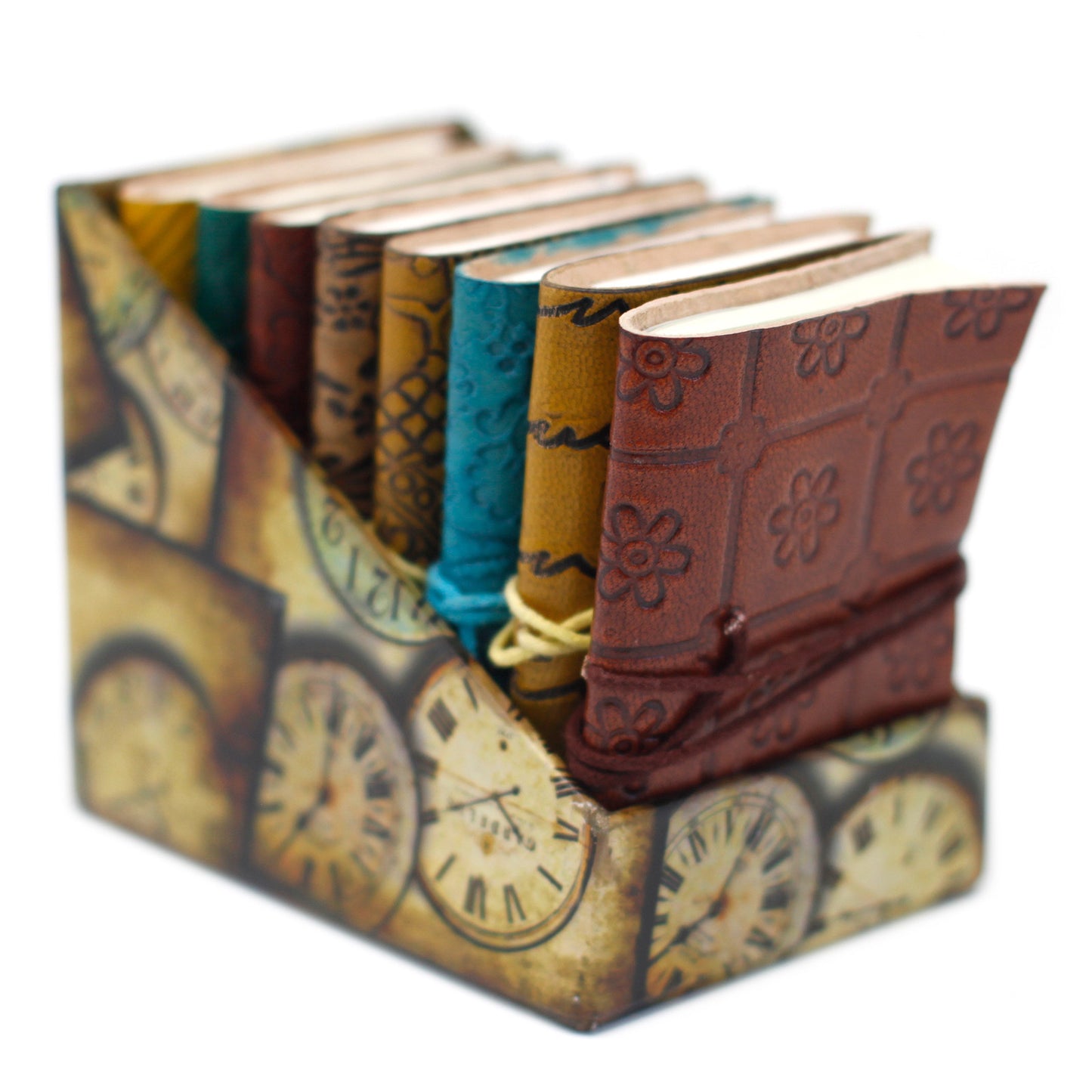 Mini Assorted Leather Notebook (10x7.5 cm) - 1 piece