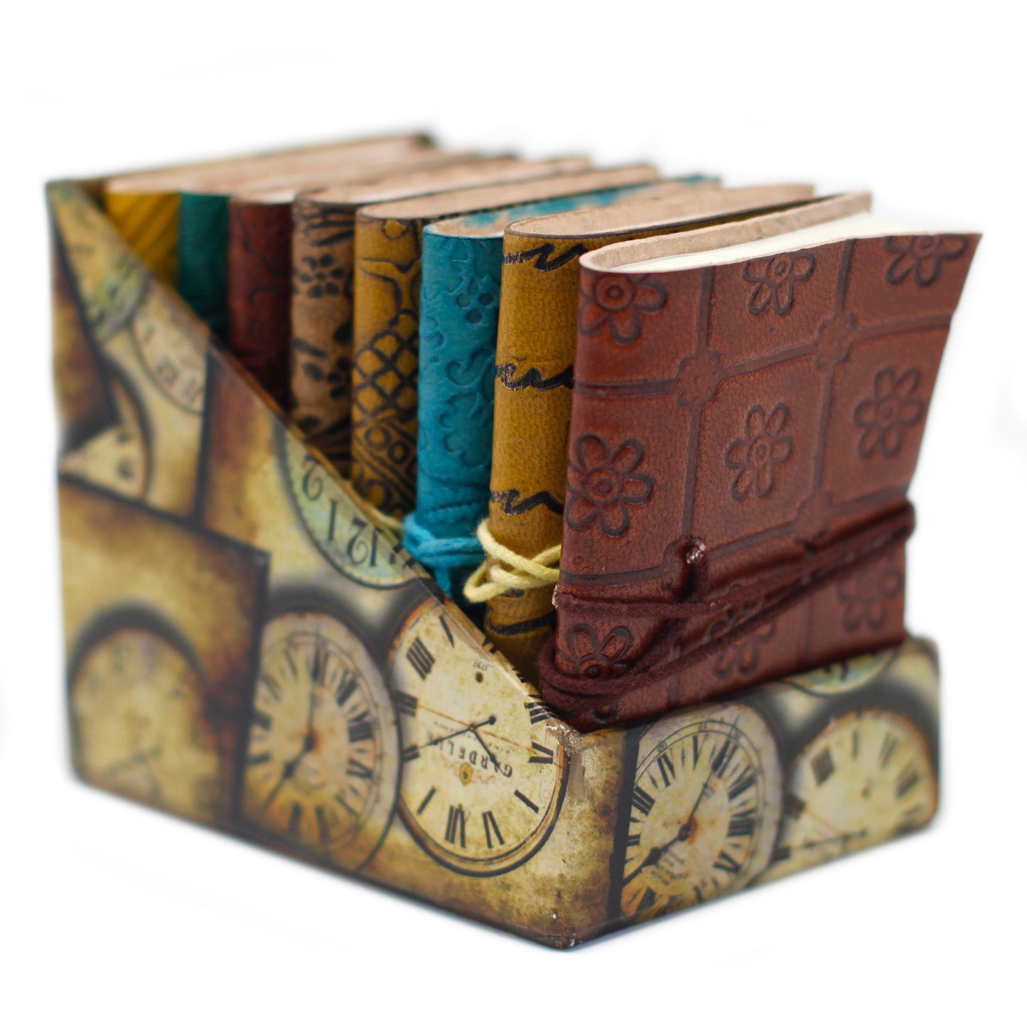 Mini Assorted Leather Notebook (10x7.5 cm) - 1 piece