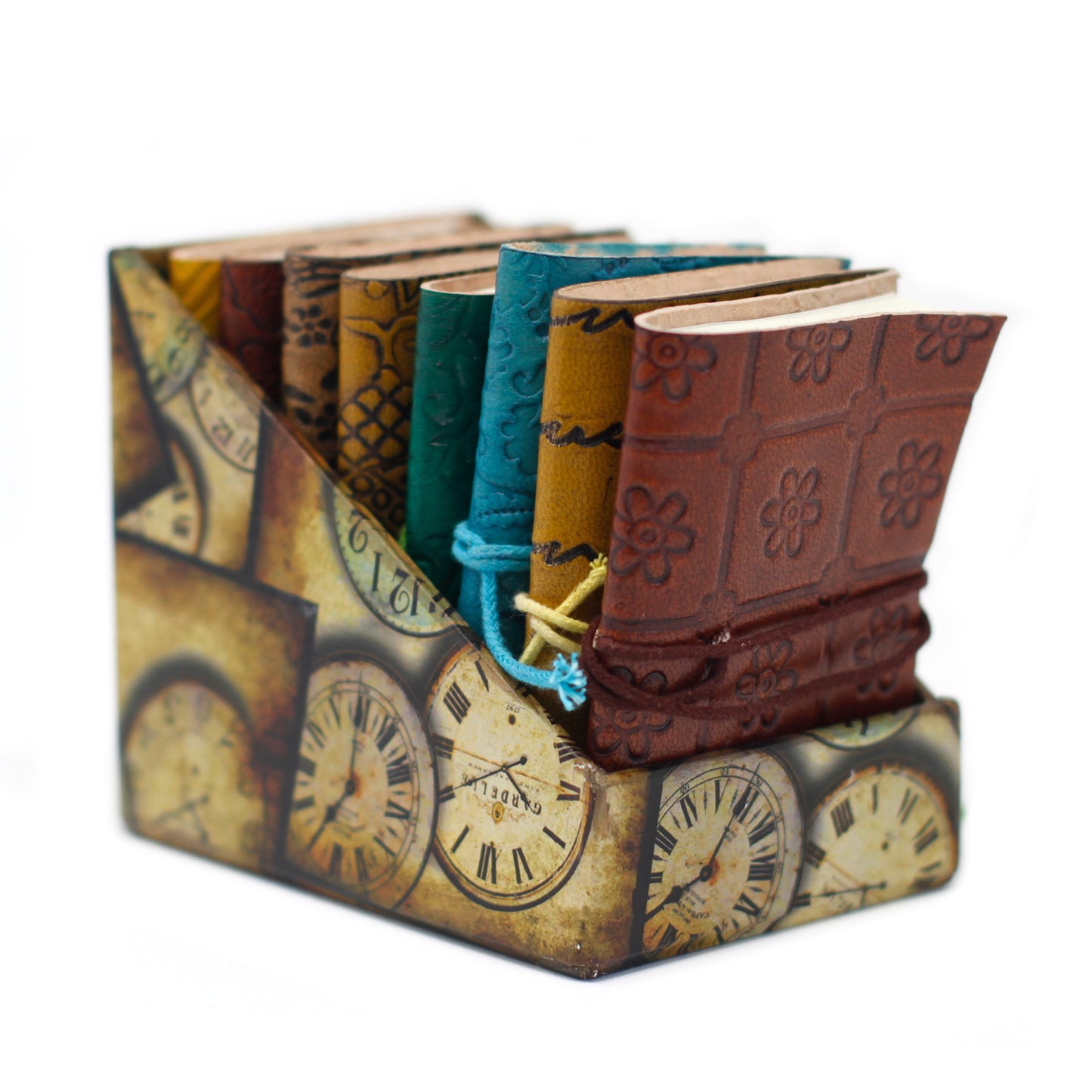 Mini Assorted Leather Notebook (10x7.5 cm) - 1 piece