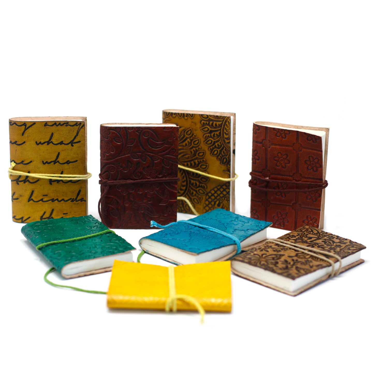 Mini Assorted Leather Notebook (10x7.5 cm) - 1 piece