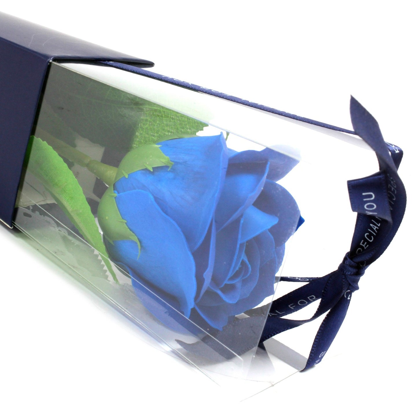 Single Soap Rose - Blue Rose