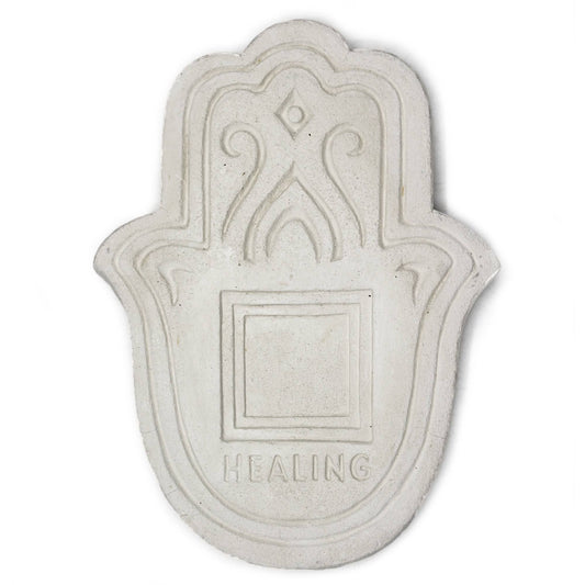 Healling Incense Plate - White Stone