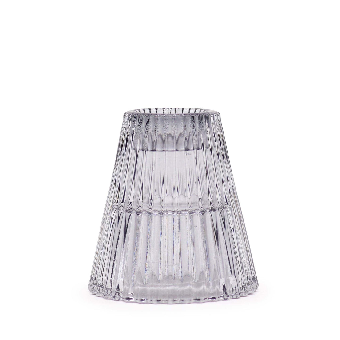 Set of 2  Flip Dinner Candle / Tealight Holder - Midnight Grey