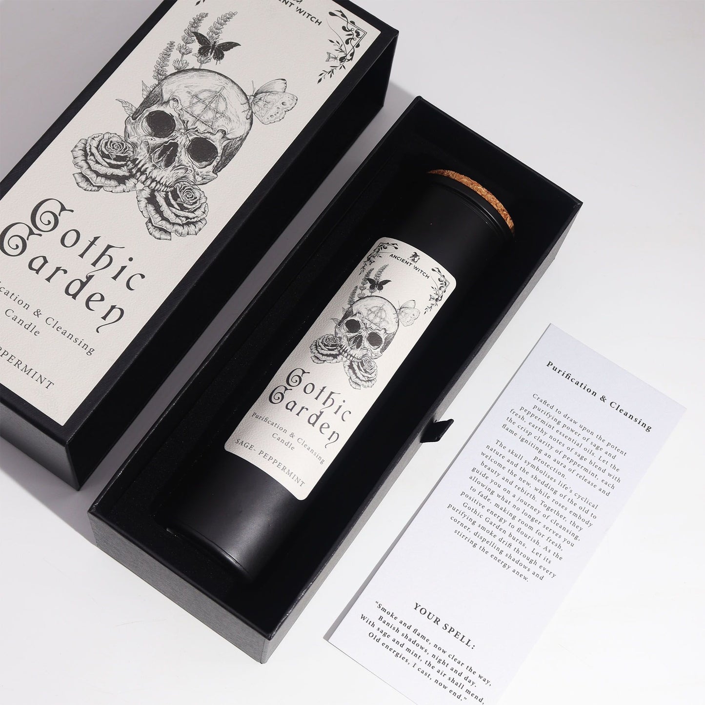 Ancient Witch Purification Candles - Gothic Garden (Cleansing & Purification)