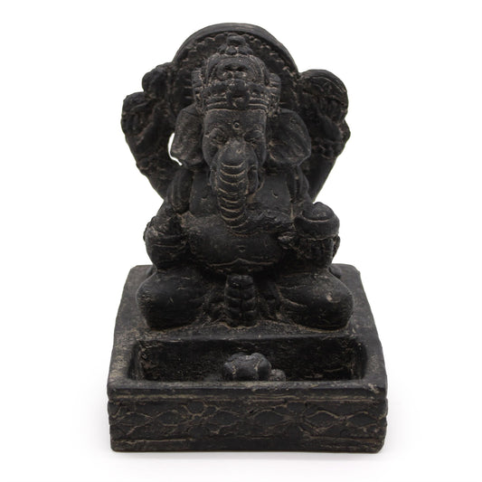 Ganesh Fengshui Incense Burner (black antique)