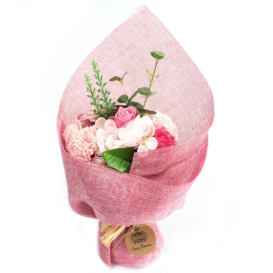 Standing Soap Flower Bouquet - Pink - Special