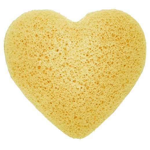 Konjac Heart Sponge - Peach