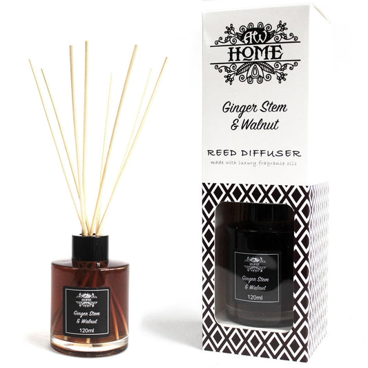 120ml Reed Diffuser - Ginger Stem & Walnut