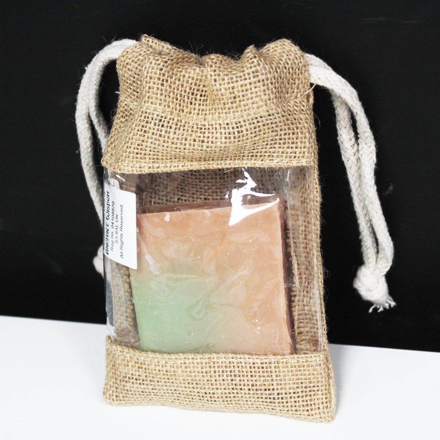 Small - Jute Window Bag 16x10cm