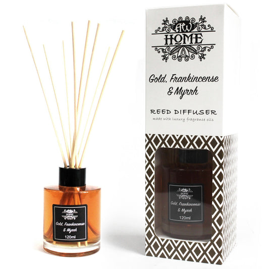 120ml Reed Diffuser - Gold, Frankincense & Myrrh