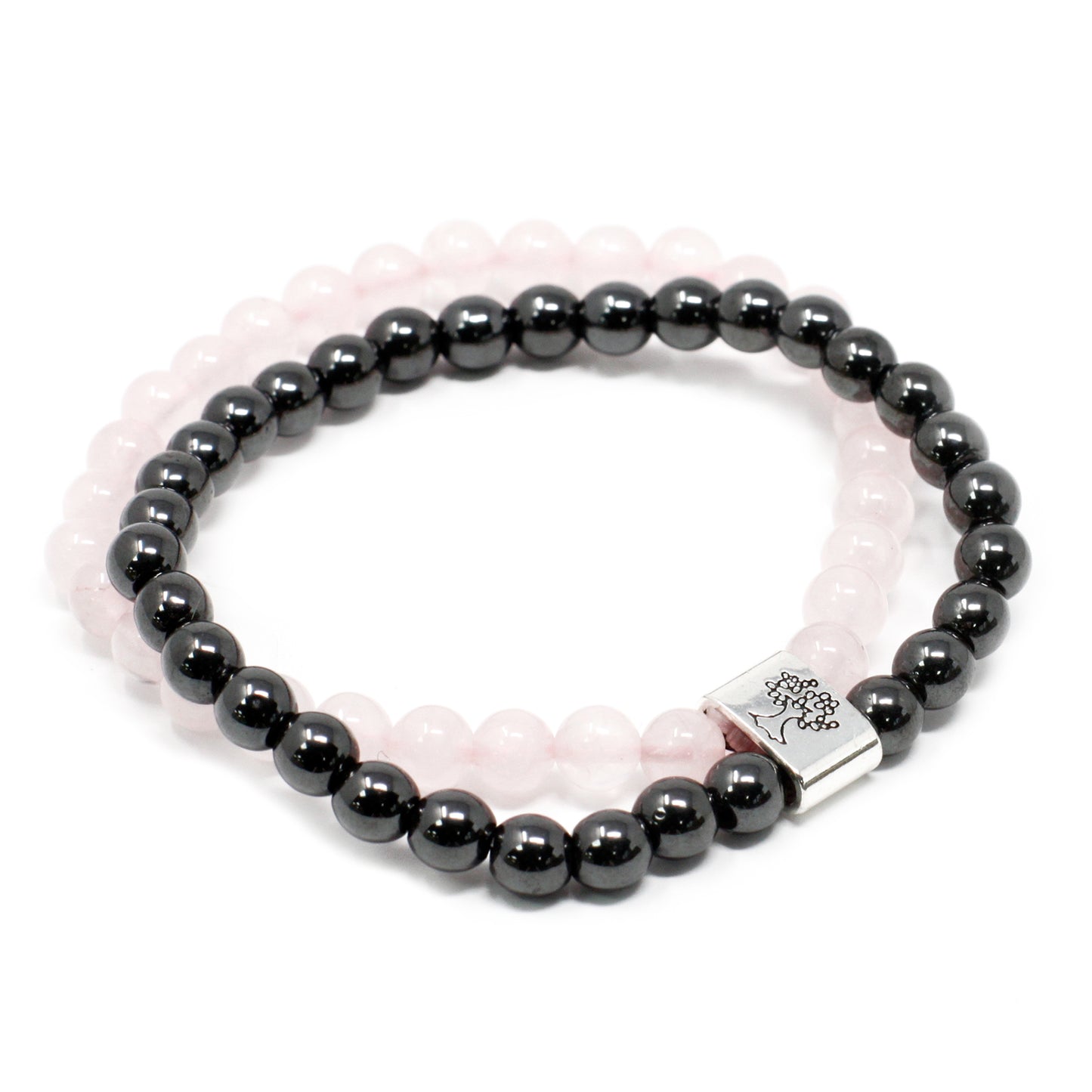 Magnetic Gemstone Bracelet - Rose Quartz