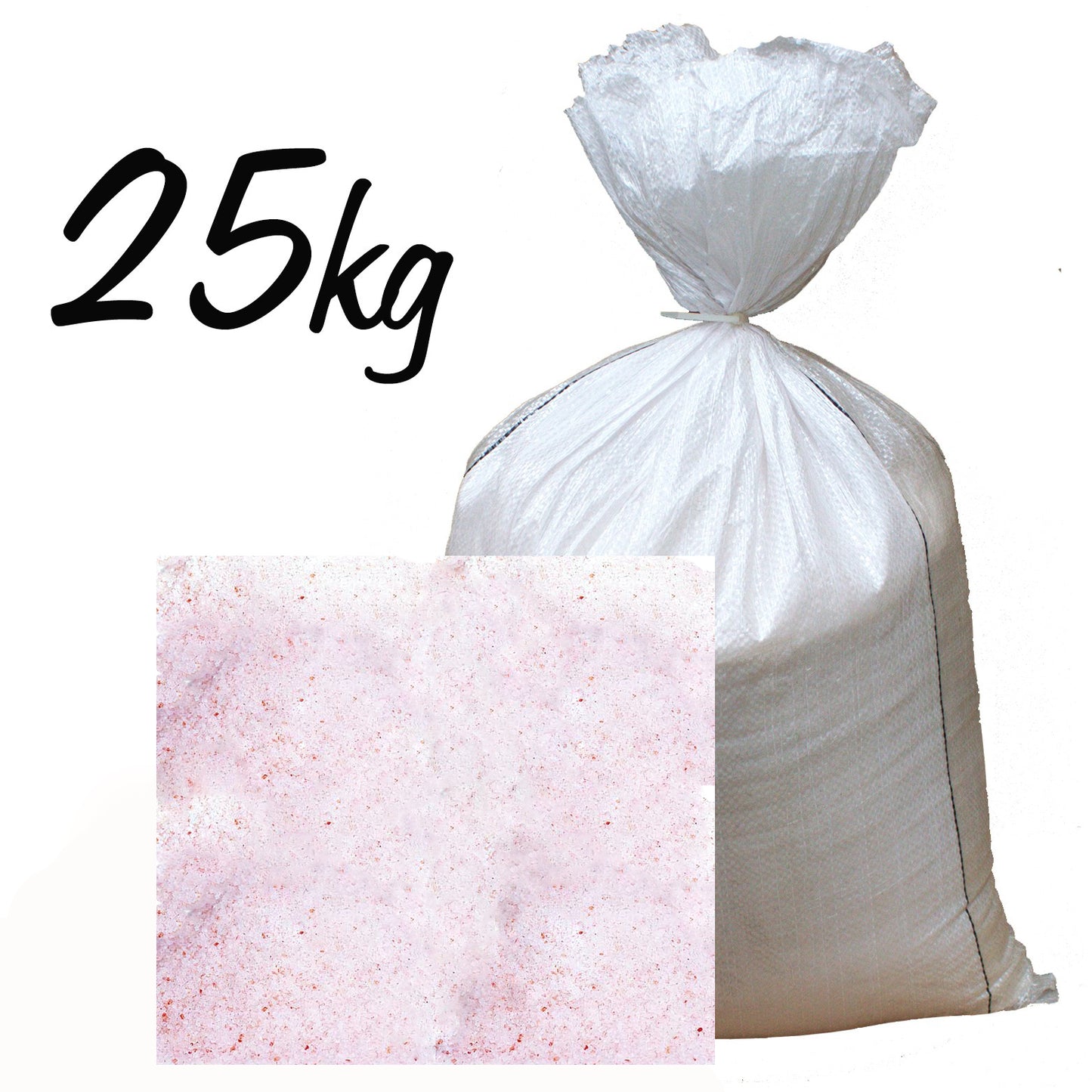 White Bath Salt - 2 mm - 25Kg Sack