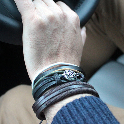 Masculine Bracelet Sets - Dark & Handsome (asst)