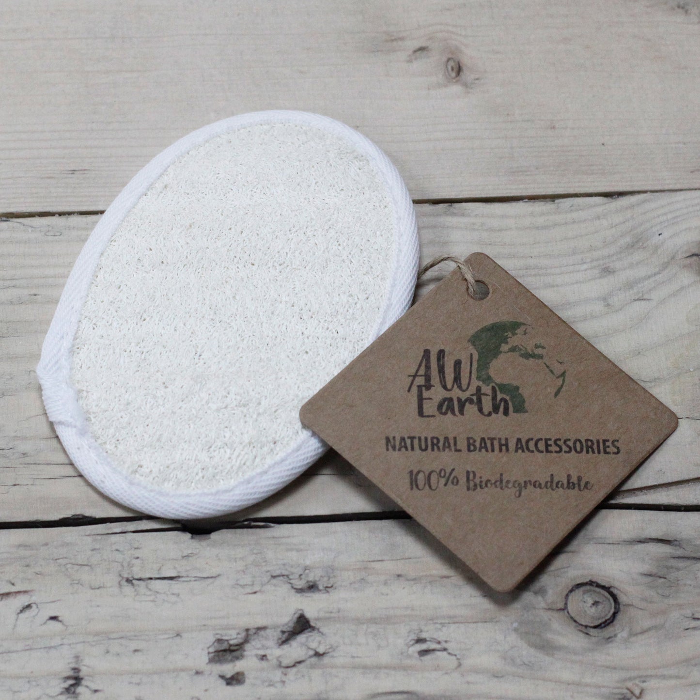 Natural Loofah Body Scrubs - Oval