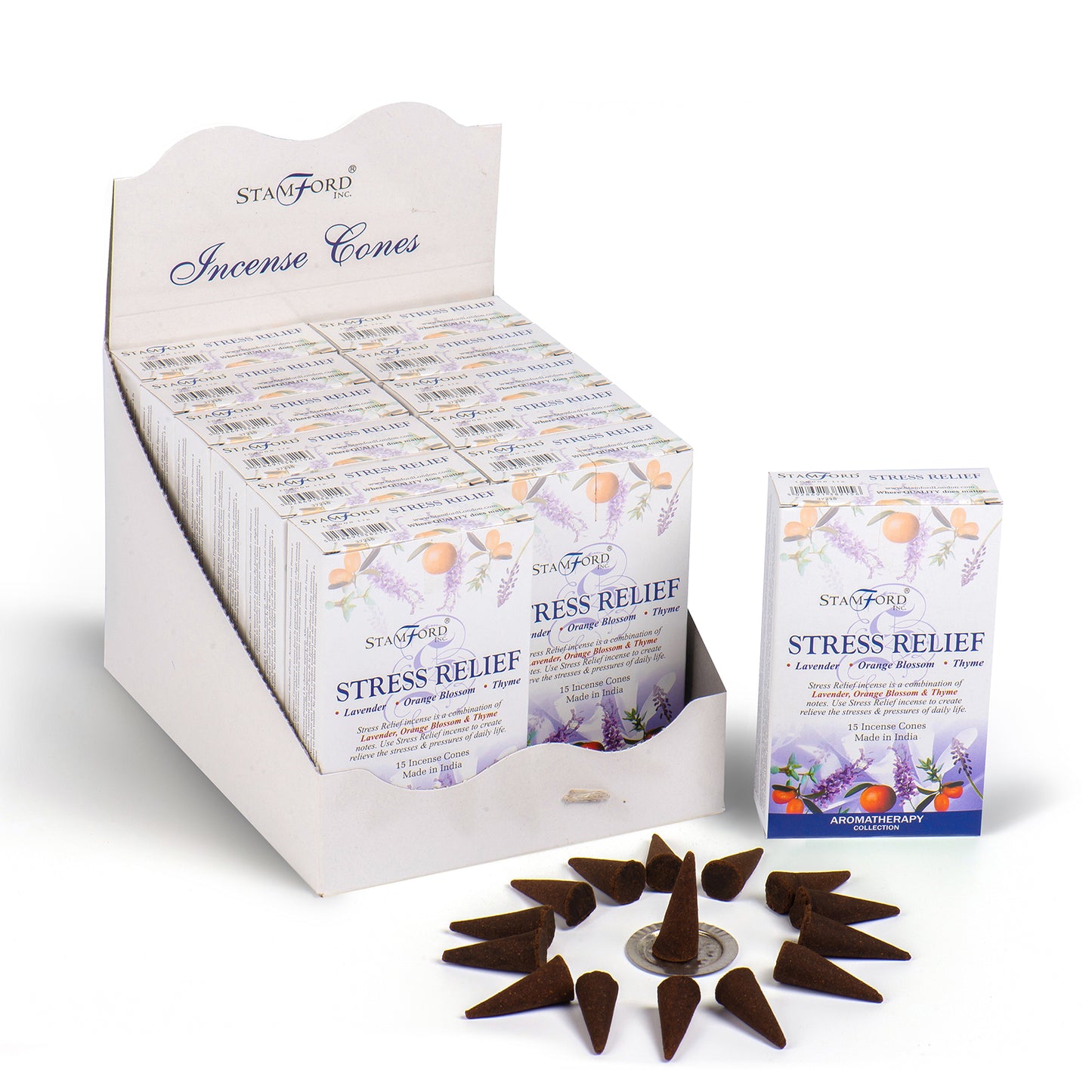 Stress Relief Incense Cones