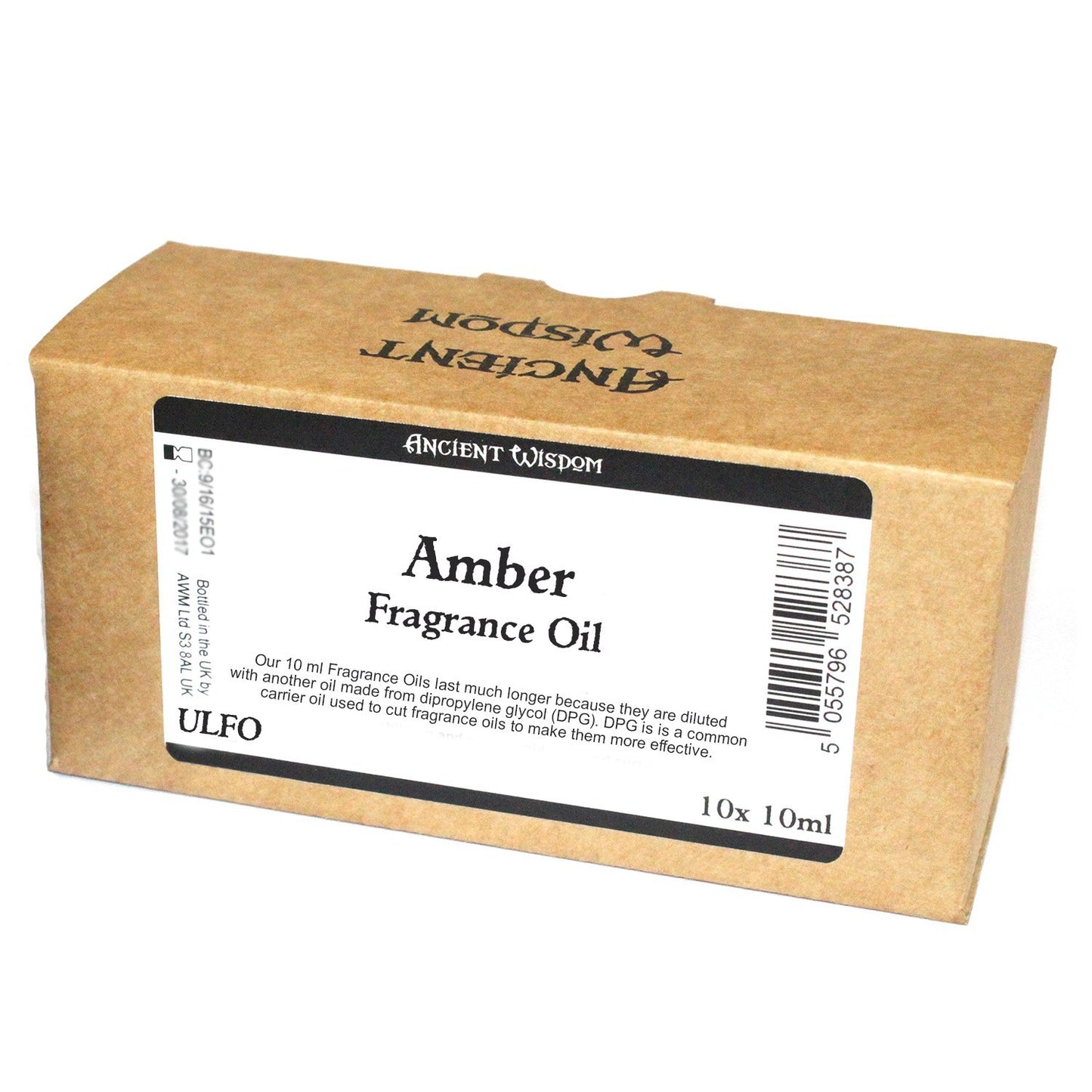 Customisable 10ml Amber Fragrance Oil- 10 Pack