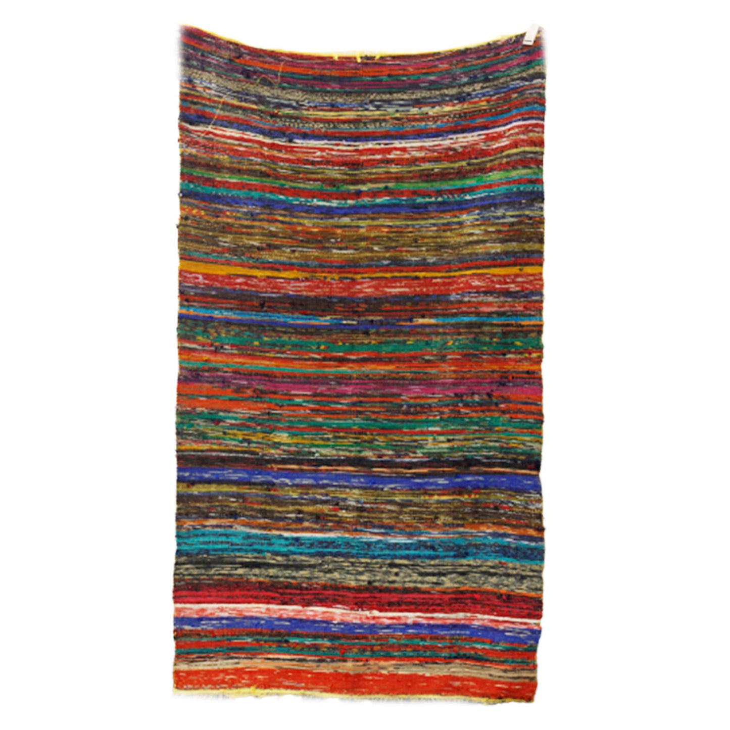 154 x 90cm Luxury Rag Rug - Yellow