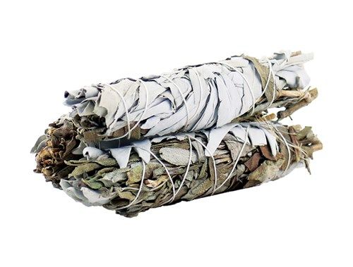 Smudge Stick (Mexico) - White Sage & Black Sage 10cm