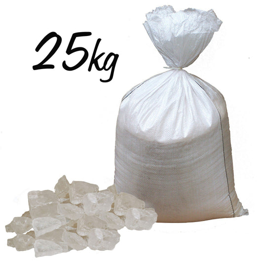 White Crystal Chunks - 25Kg Sack