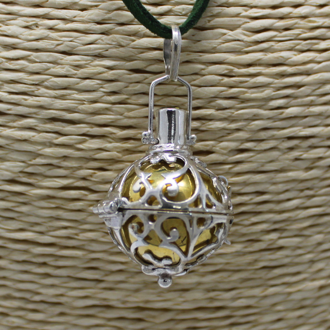 Silver Angel Bell - Healing - 23mm