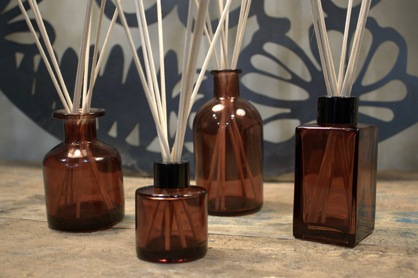 140 ml Round Alchemist Reed Diffuser Bottle - Brown