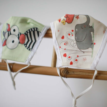 Reusable Fashion Face Covering - Crazy Zebra (Children)