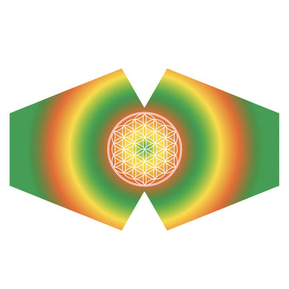 Reusable Fashion Face Covering - Flower of Life (Adult)