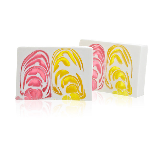 Hand-crafted  Soap - Orchid - Slice 115g approx