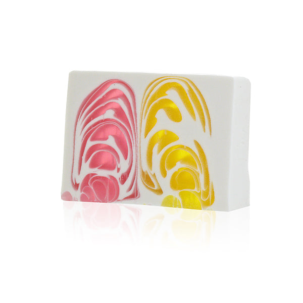 Hand-crafted  Soap - Orchid - Slice 115g approx