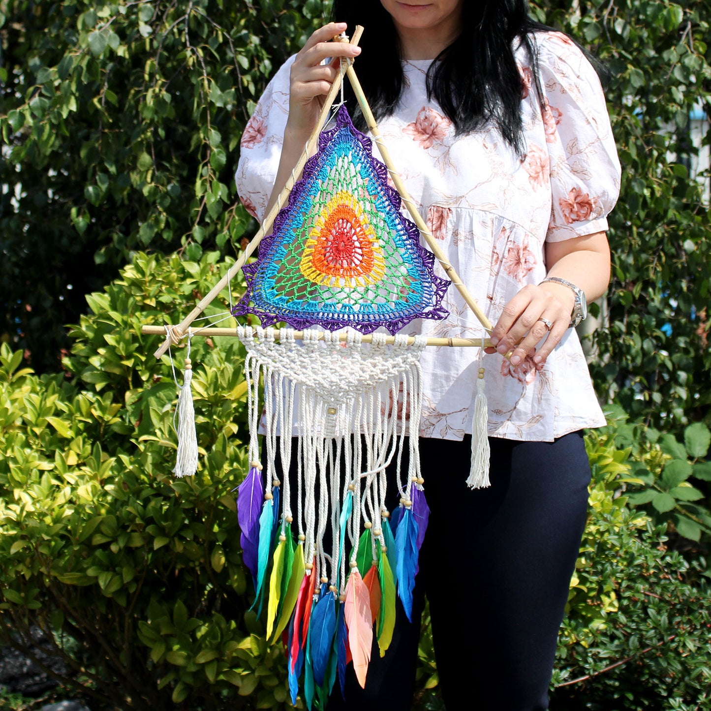 Bali Dreamcatchers - Large Multi Pyramid