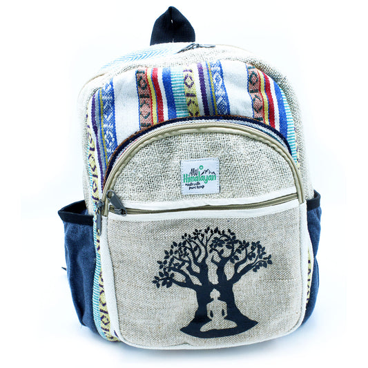 Small Hemp Backpack -  Bohdi Tree Design