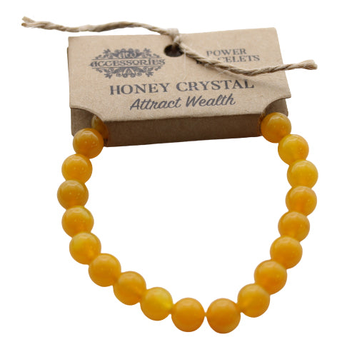 Power Bracelet - Honey Crystal