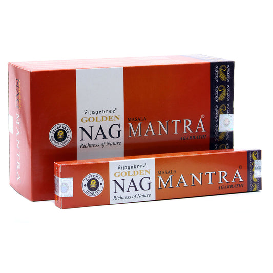 Golden Nag - Mantra Incense Sticks